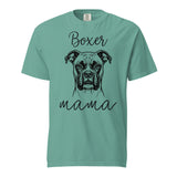 Boxer Mama Mode Garment-dyed Heavyweight T-Shirt . Seafoam