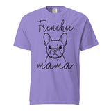 French Bulldog Frenchie Mama Mode Garment-dyed Heavyweight T-Shirt . Violet