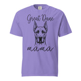 Great Dane Mama Mode Garment-dyed Heavyweight T-Shirt . Violet