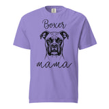 Boxer Mama Mode Garment-dyed Heavyweight T-Shirt . Violet