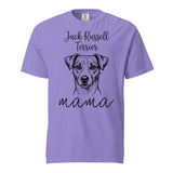 Jack Russell Terrier Mama Mode Garment-dyed Heavyweight T-Shirt . Violet