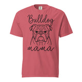 English Bulldog Mama Mode Garment-dyed Heavyweight T-Shirt . Watermelon