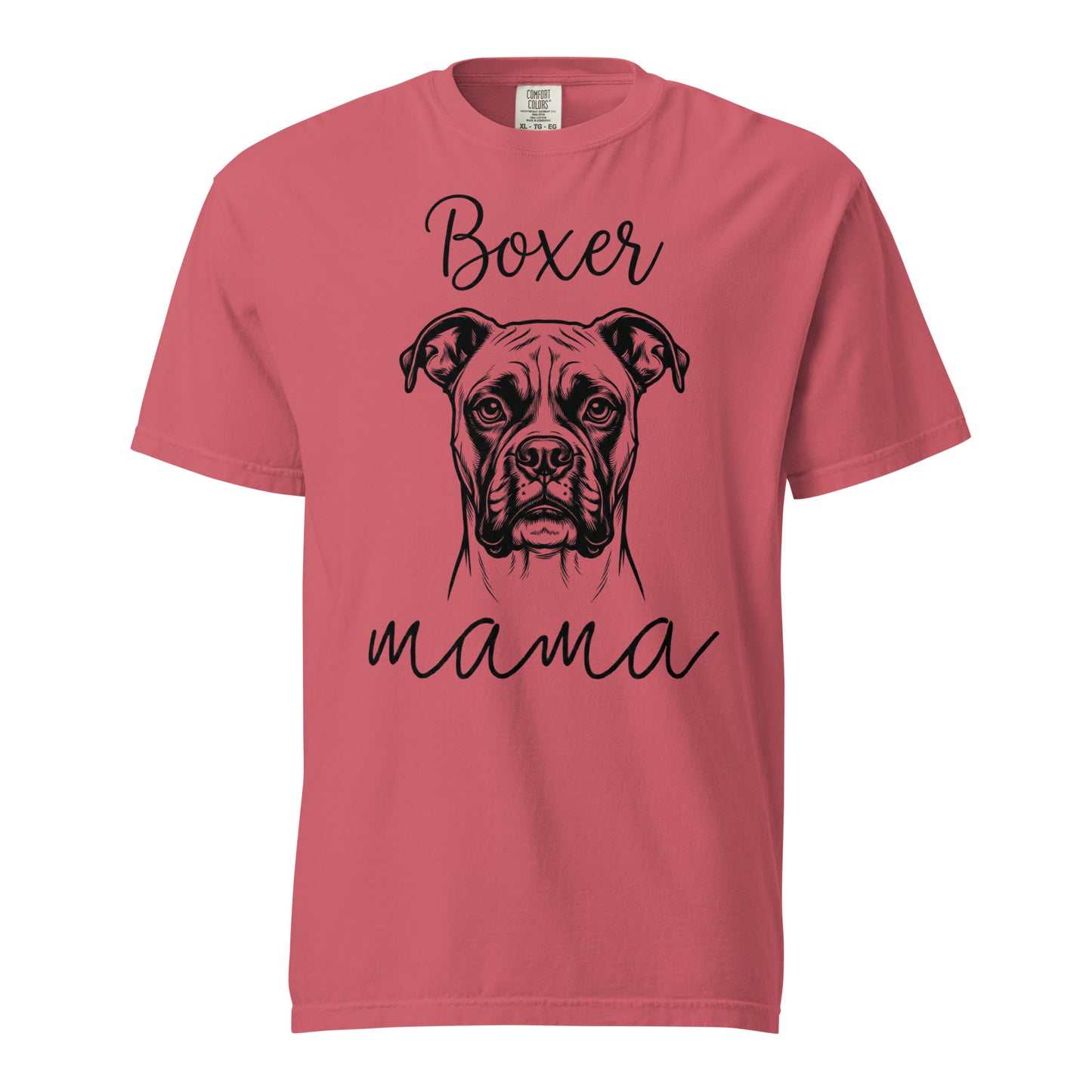 Boxer Mama Mode Garment-dyed Heavyweight T-Shirt . Watermelon