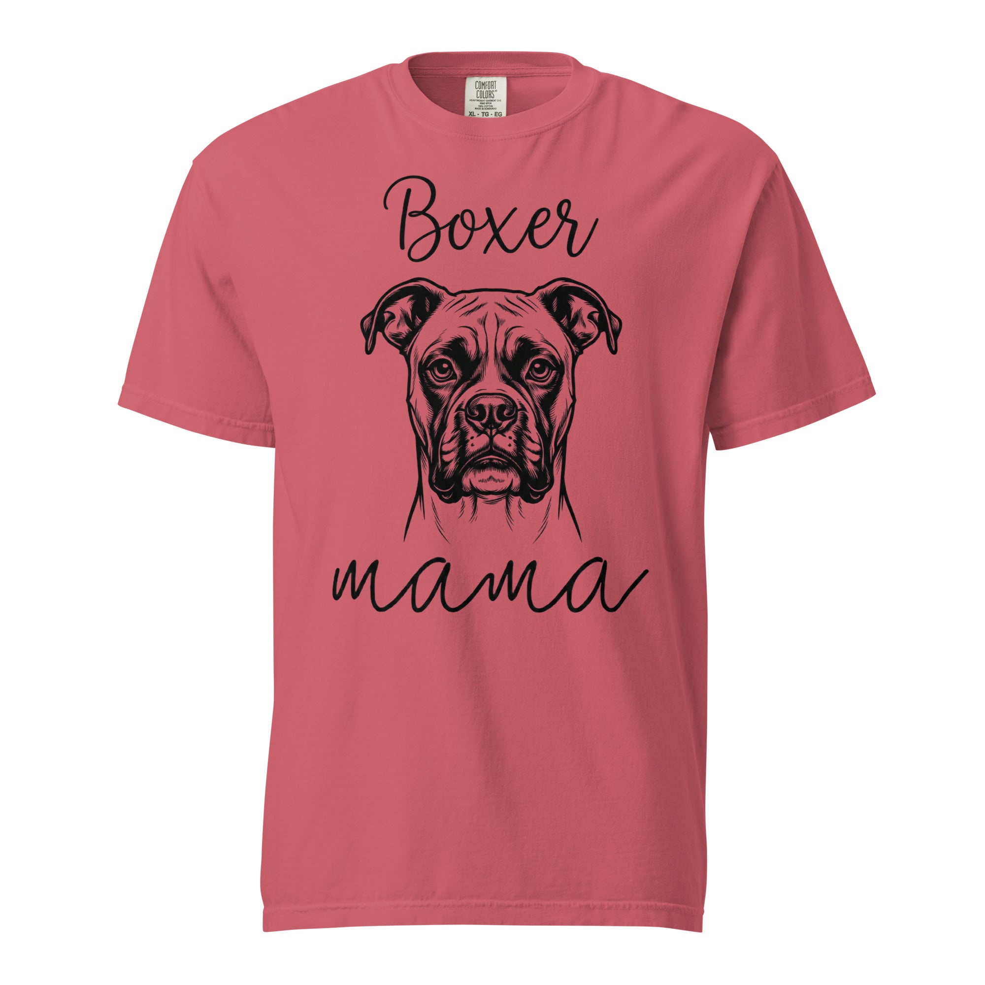 Boxer Mama Mode Garment-dyed Heavyweight T-Shirt . Watermelon