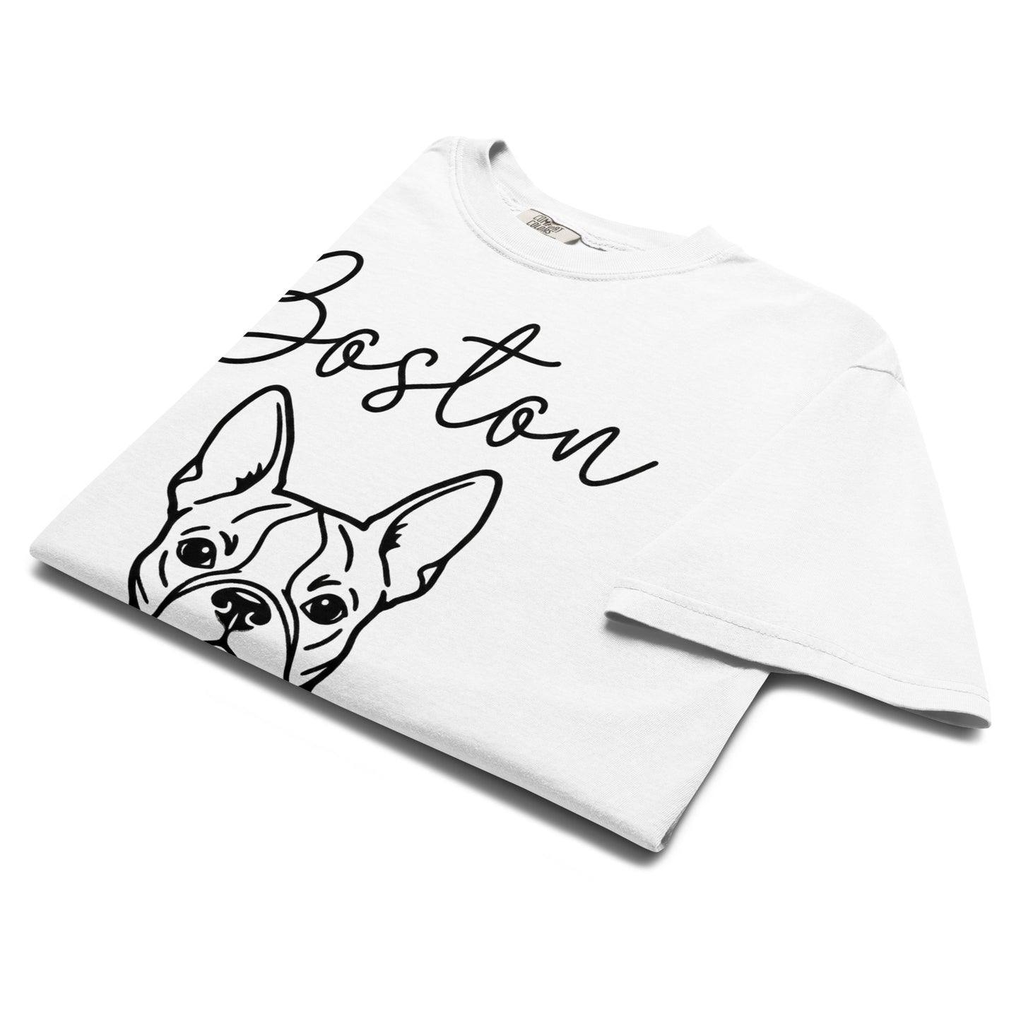 Boston Mama Mode Garment-Dyed Heavyweight T-Shirt .