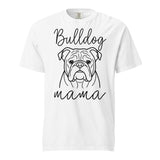 English Bulldog Mama Mode Garment-dyed Heavyweight T-Shirt . White