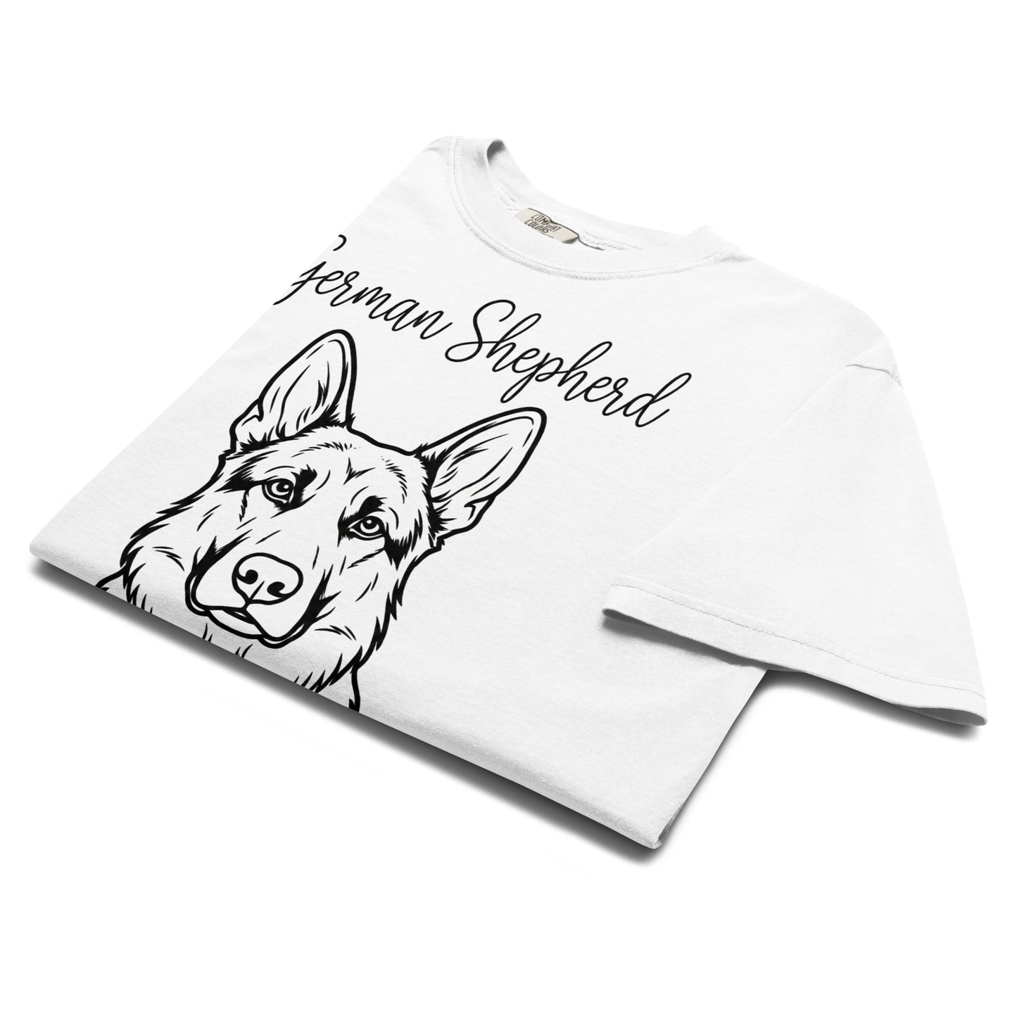 German Shepherd Mama Mode Garment-dyed Heavyweight T-Shirt .