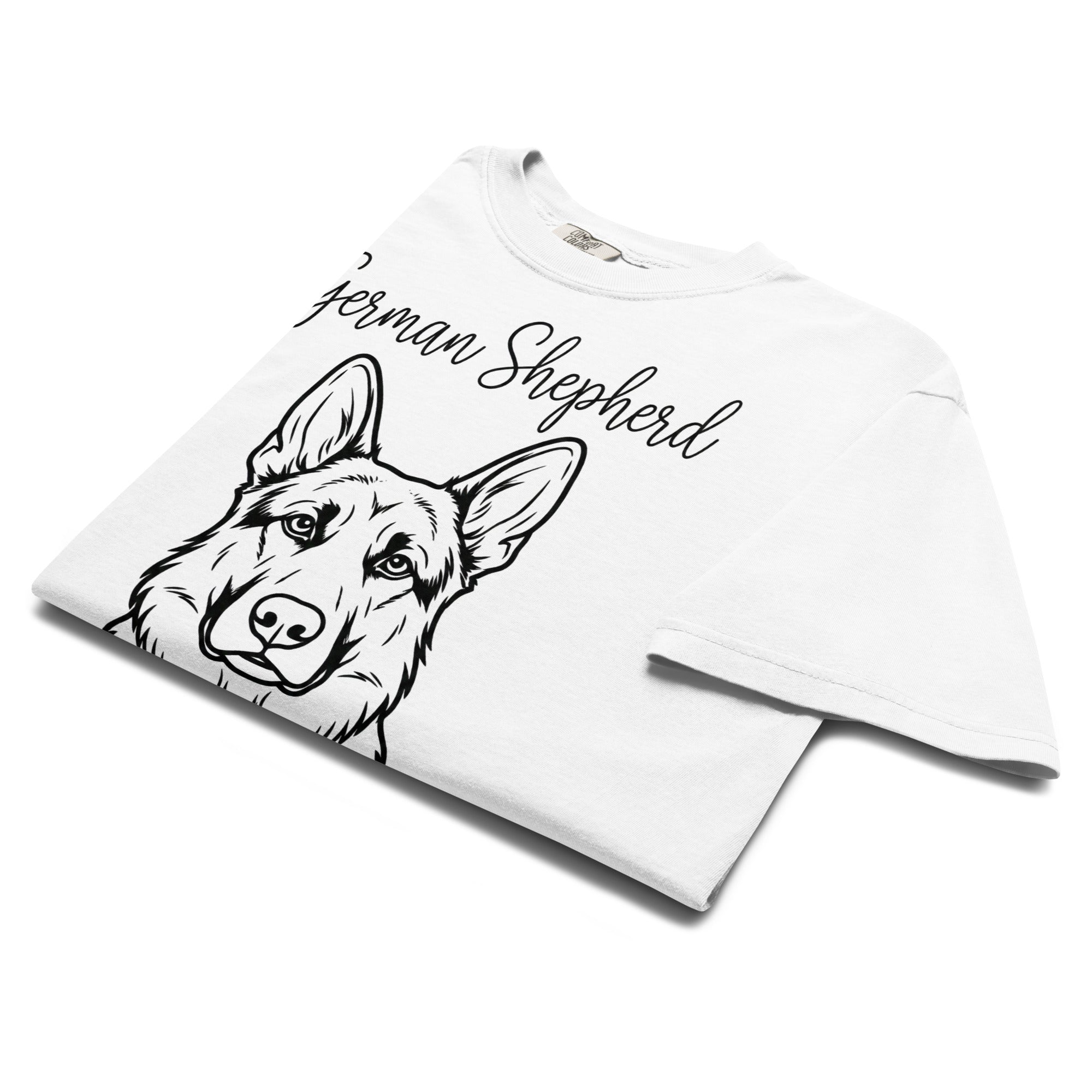 German Shepherd Mama Mode Garment-dyed Heavyweight T-Shirt .