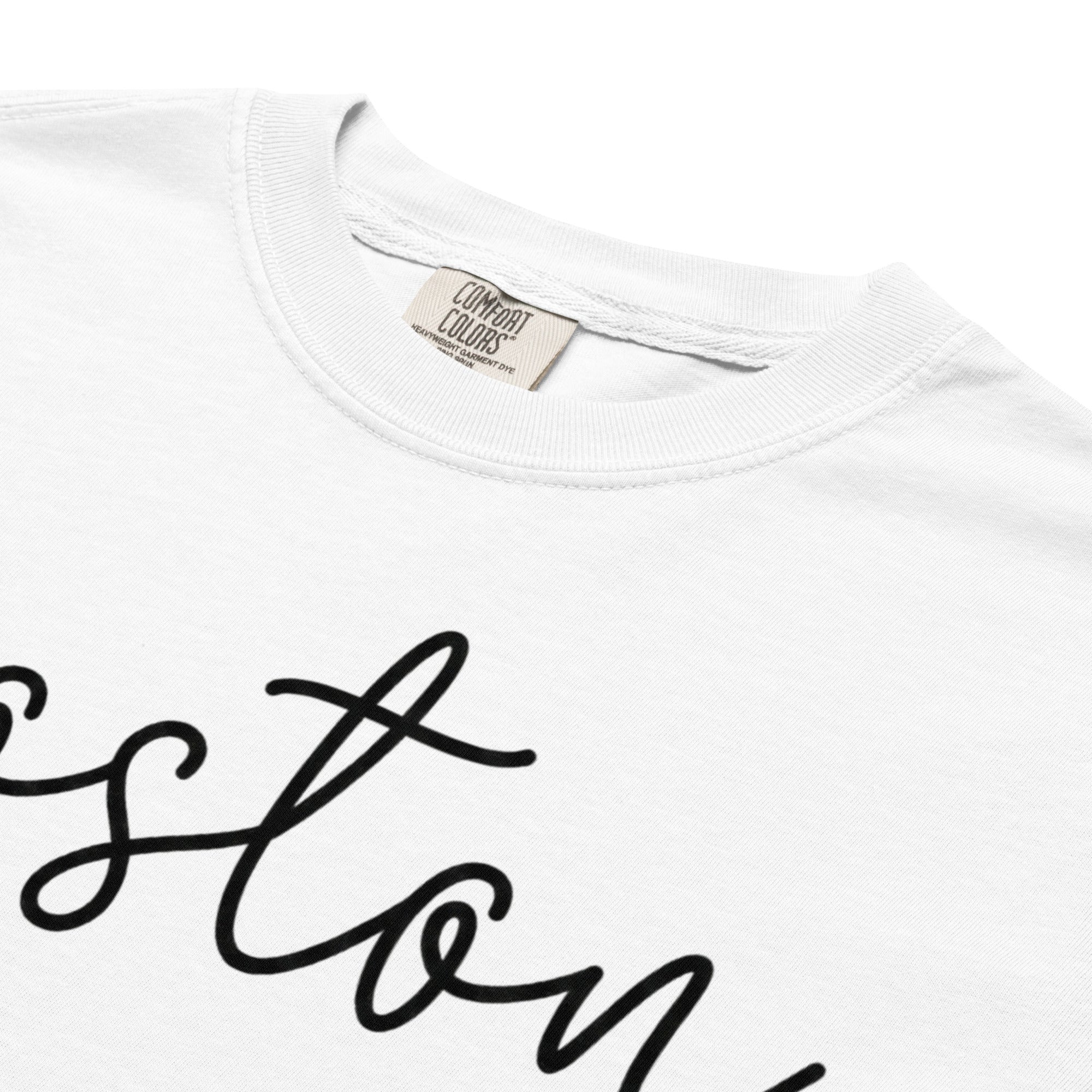 Boston Mama Mode Garment-Dyed Heavyweight T-Shirt .