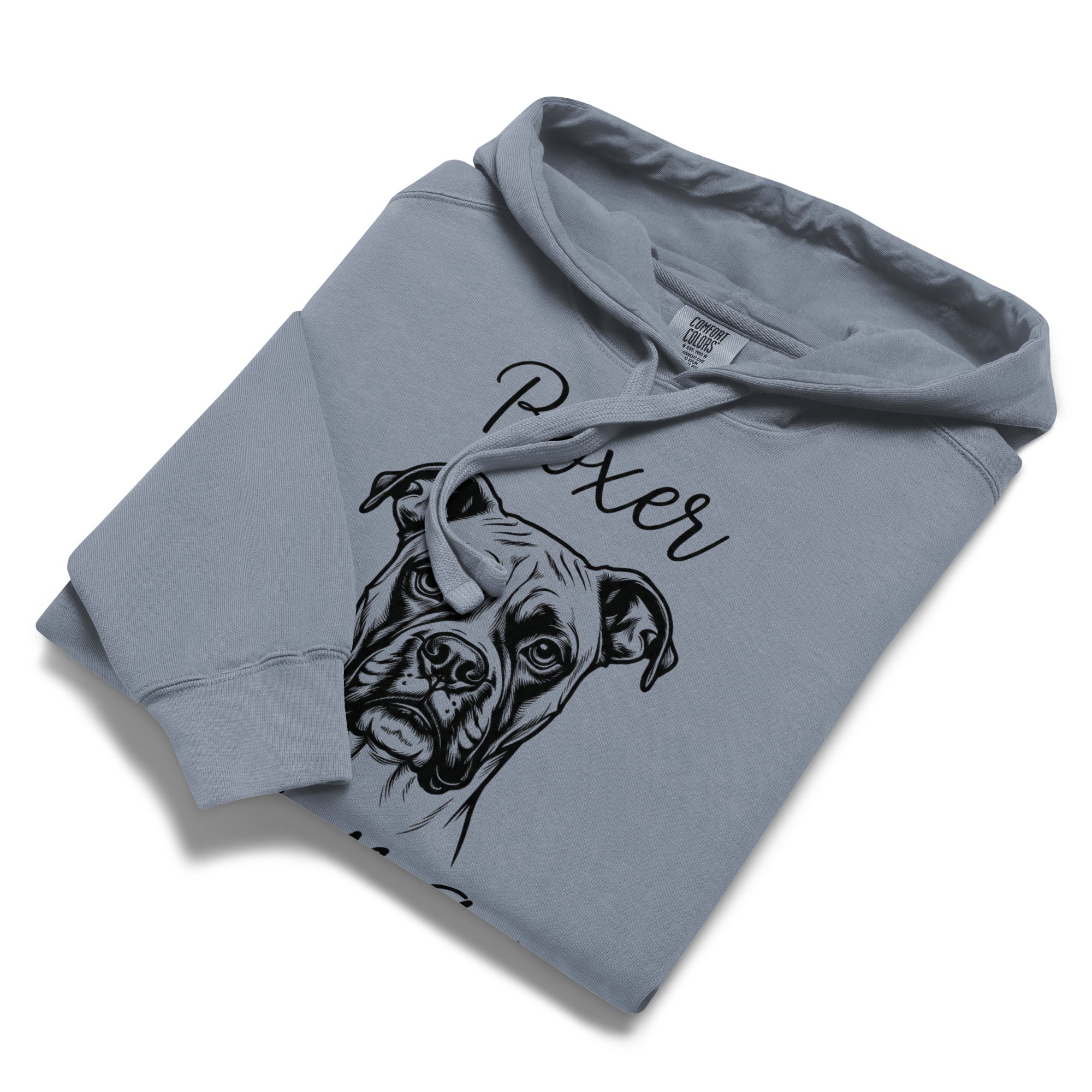 Boxer Mama Mode Unisex Garment-dyed Hoodie .