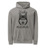 Husky Mama Mode Garment-dyed Hoodie . Grey
