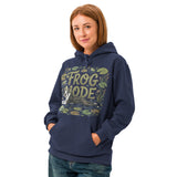 Frog Mode Boston Terrier Dog Frog Legs Unisex Garment-Dyed Hoodie .
