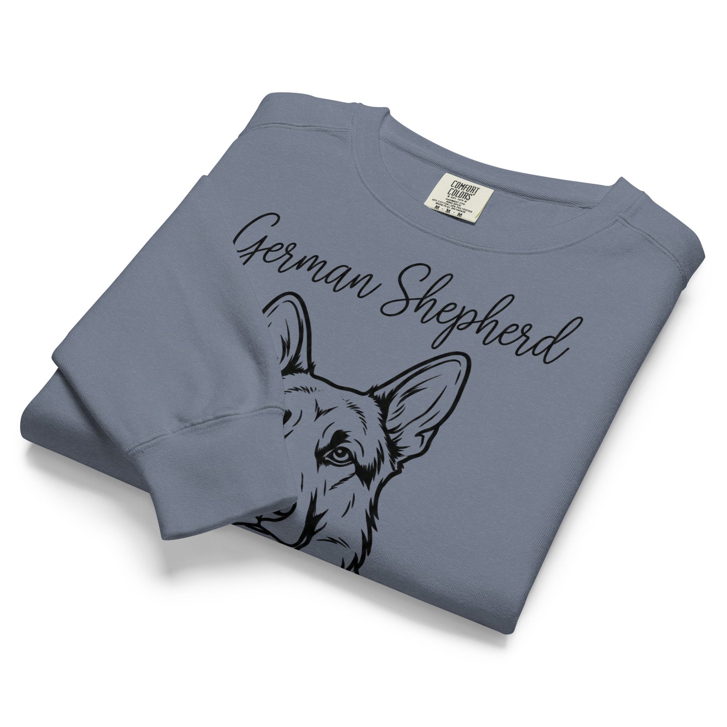German Shepherd Mama Mode Garment-dyed Sweatshirt .