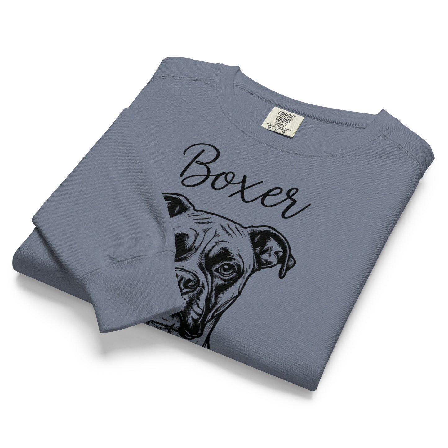 Boxer Mama Mode Garment-dyed Sweatshirt .