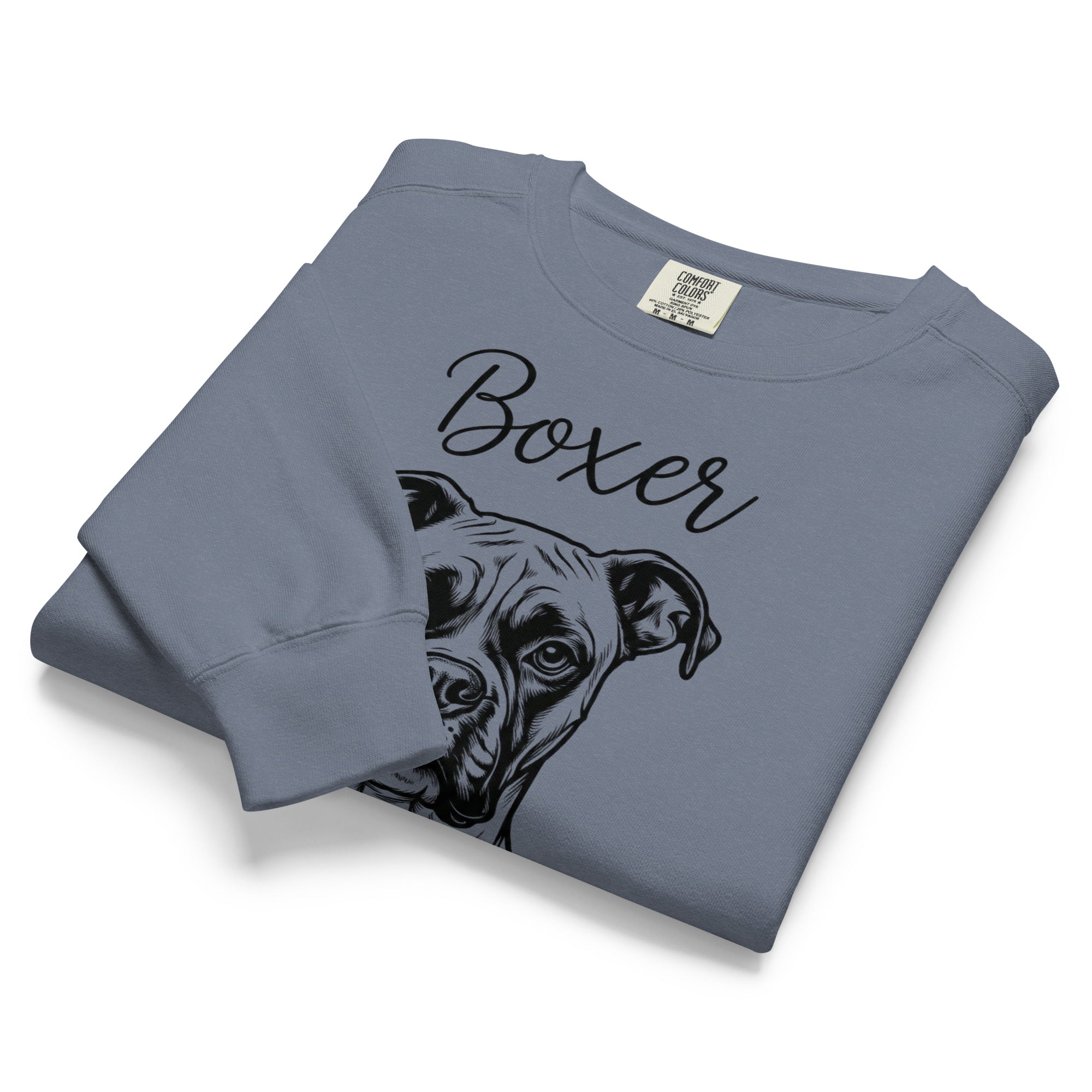 Boxer Mama Mode Garment-dyed Sweatshirt .