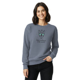 Relax, Nothing Is Under Control Boston Terrier Dog Unisex Garment-dyed Sweatshirt .
