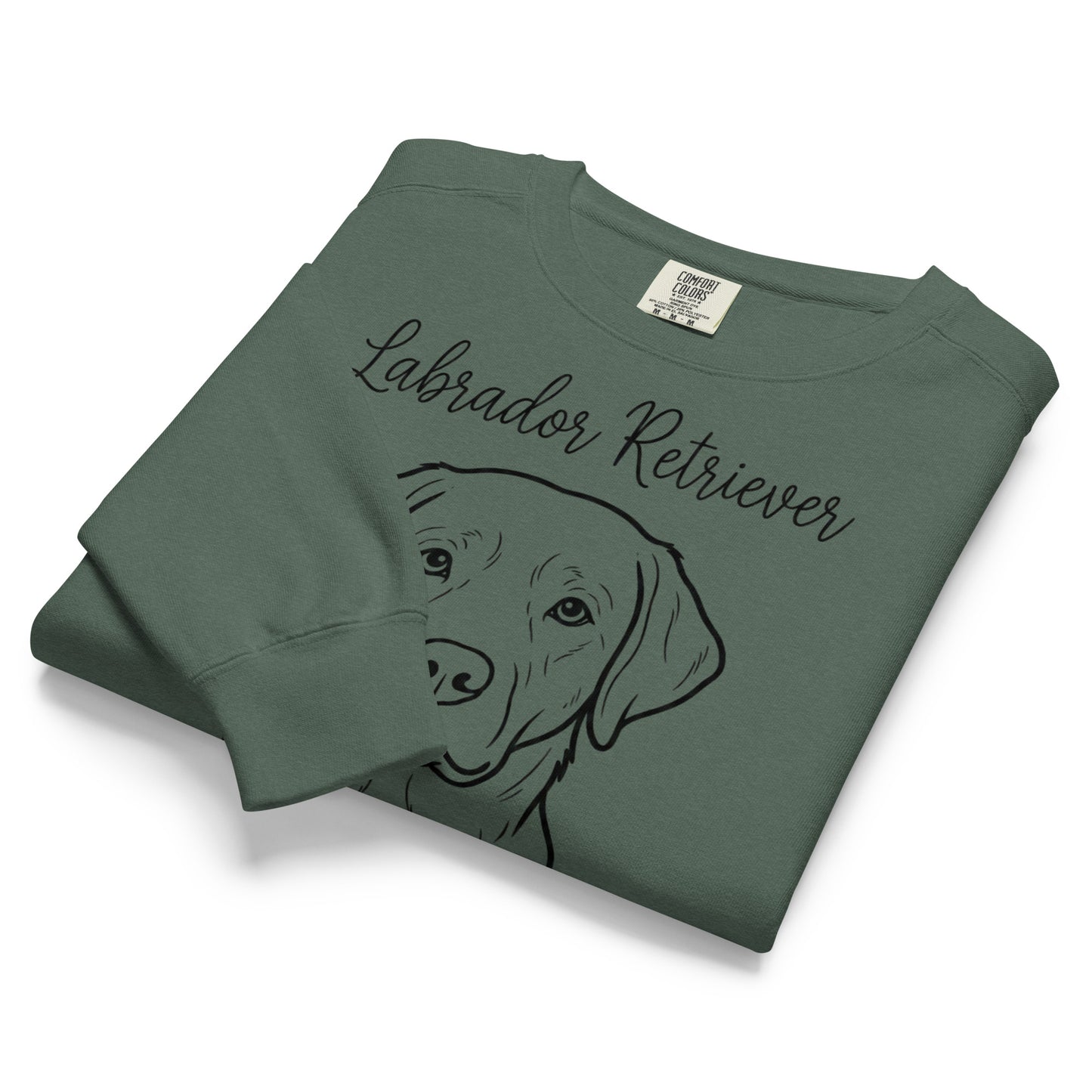 Labrador Retriever Mama Mode Unisex Garment-dyed Sweatshirt .