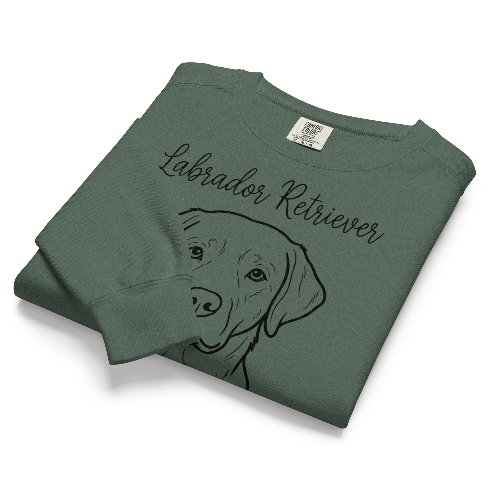 Labrador Retriever Mama Mode Unisex Garment-dyed Sweatshirt .