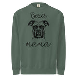 Boxer Mama Mode Garment-dyed Sweatshirt . Blue Spruce