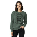 Chihuahua Mama Mode Garment-dyed Sweatshirt .
