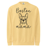 Boston Mama Mode Garment-Dyed Sweatshirt . Butter