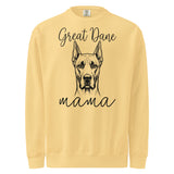 Great Dane Mama Mode Garment-dyed Sweatshirt . Butter