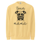 Boxer Mama Mode Garment-dyed Sweatshirt . Butter