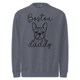 Boston Daddy Mode Garment-Dyed Sweatshirt . Denim