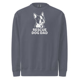 Rescue Dog Dad Garment-Dyed Sweatshirt . Denim