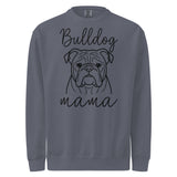 English Bulldog Mama Mode Garment-dyed Sweatshirt . Denim