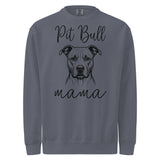 Pit Bull Mama Mode Garment-dyed Sweatshirt . Denim