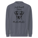 Jack Russell Terrier Mama Mode Garment-dyed Sweatshirt . Denim