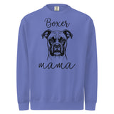 Boxer Mama Mode Garment-dyed Sweatshirt . Flo Blue