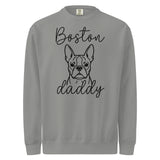 Boston Daddy Mode Garment-Dyed Sweatshirt . Grey