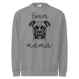 Boxer Mama Mode Garment-dyed Sweatshirt . Grey