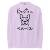 Boston Mama Mode Garment-Dyed Sweatshirt . Orchid