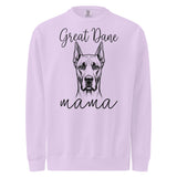Great Dane Mama Mode Garment-dyed Sweatshirt . Orchid