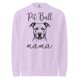Pit Bull Mama Mode Garment-dyed Sweatshirt . Orchid