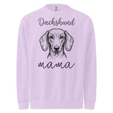 Dachshund Mama Mode Garment-dyed Sweatshirt . Orchid