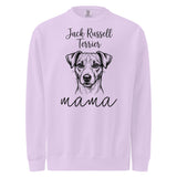 Jack Russell Terrier Mama Mode Garment-dyed Sweatshirt . Orchid