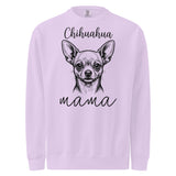 Chihuahua Mama Mode Garment-dyed Sweatshirt . Orchid