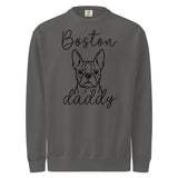 Boston Daddy Mode Garment-Dyed Sweatshirt . Pepper