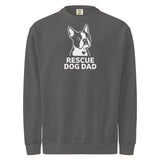 Rescue Dog Dad Garment-Dyed Sweatshirt . Pepper