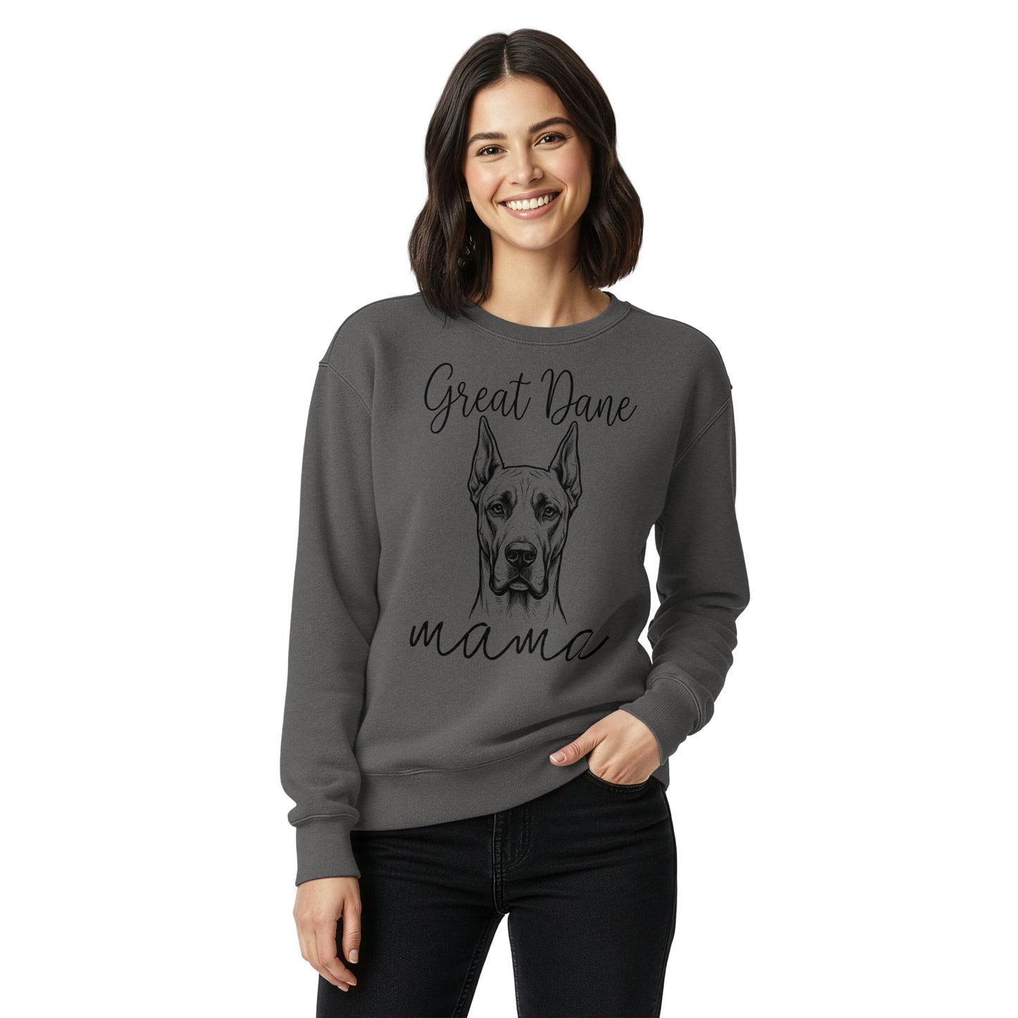 Great Dane Mama Mode Garment-dyed Sweatshirt .