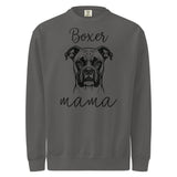 Boxer Mama Mode Garment-dyed Sweatshirt . Pepper