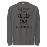 Jack Russell Terrier Mama Mode Garment-dyed Sweatshirt . Pepper