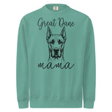 Great Dane Mama Mode Garment-dyed Sweatshirt . Seafoam