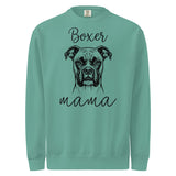 Boxer Mama Mode Garment-dyed Sweatshirt . Seafoam