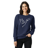 Dog Fist Bump Unisex Garment-Dyed Sweatshirt .