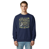 Frog Mode Boston Terrier Dog Frog Legs Unisex Garment-Dyed Sweatshirt .